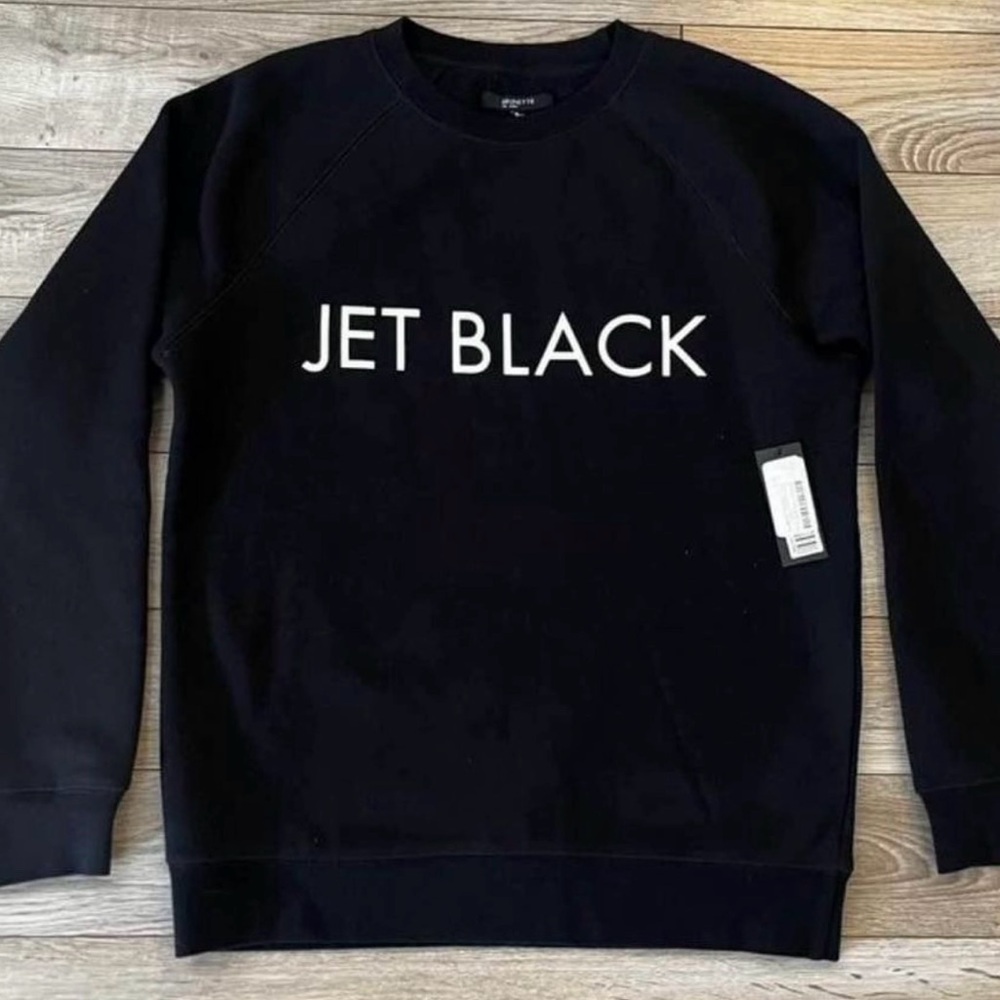 BNWT, “Jet Black” sweatshirt from Brunette The Label. Size is M/L